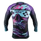 PRIDE OR DIE violent reality l/s RASHGUARD - BLACk